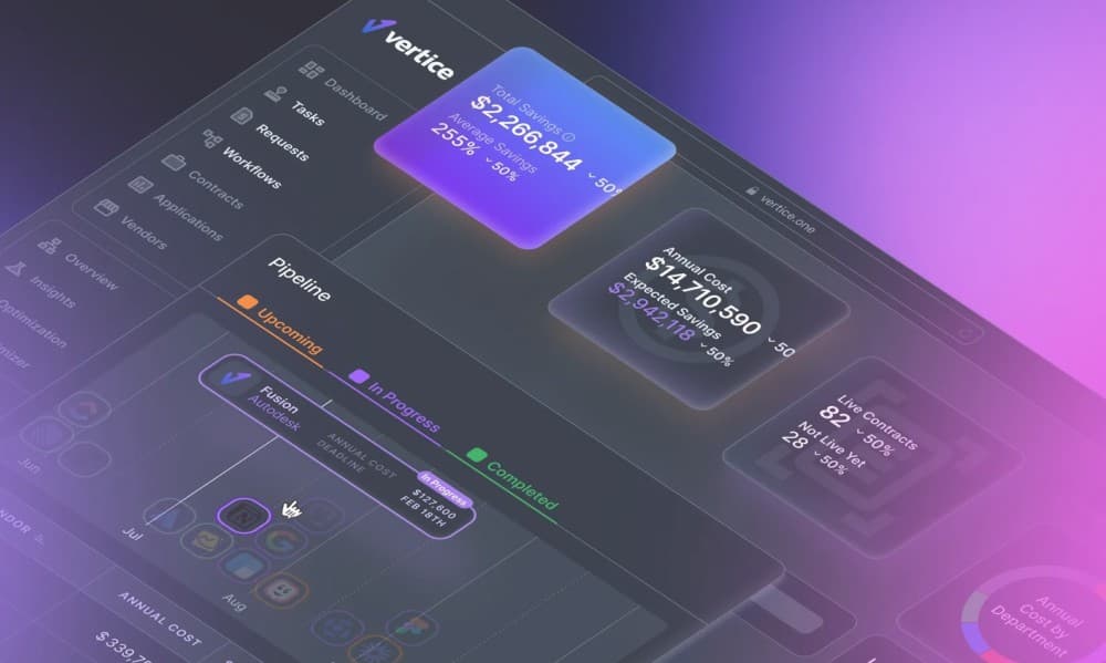 Vertice successfully raised $50 million in a Series C funding round led by Lakestar